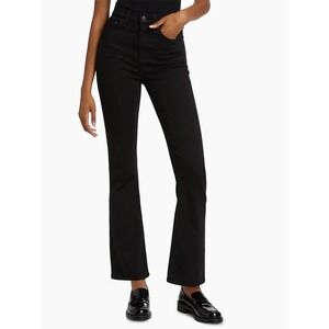 Rag & Bone Nina High-Rise Boot Cut Black Jeans Stretch Size 29 $228 MSRP